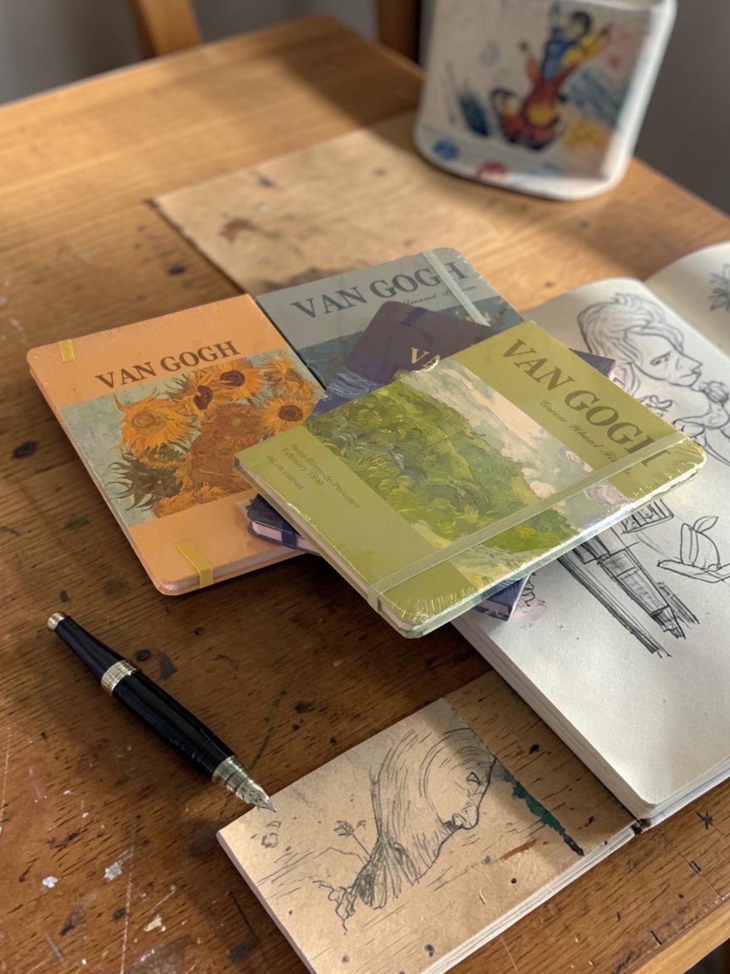 Van Gogh Premium Hardcover Notebook Art Series (4 Artistic Designs)