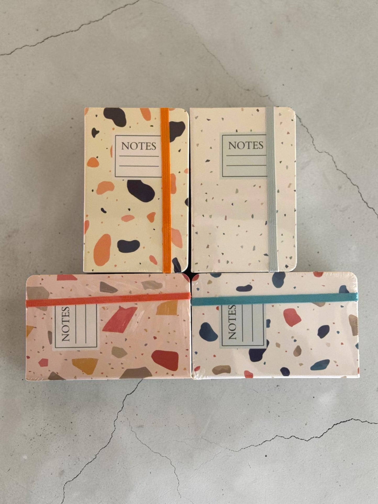 Terrazzo Classic Notes Notebook Series – Premium Elastic Closure Journals