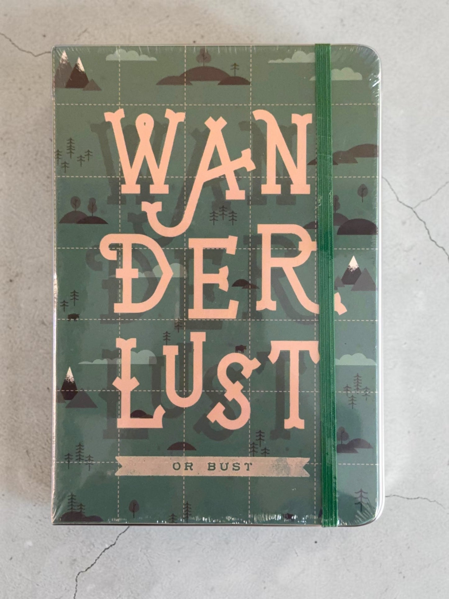 Wanderlust Premium Hardcover Travel Notebook