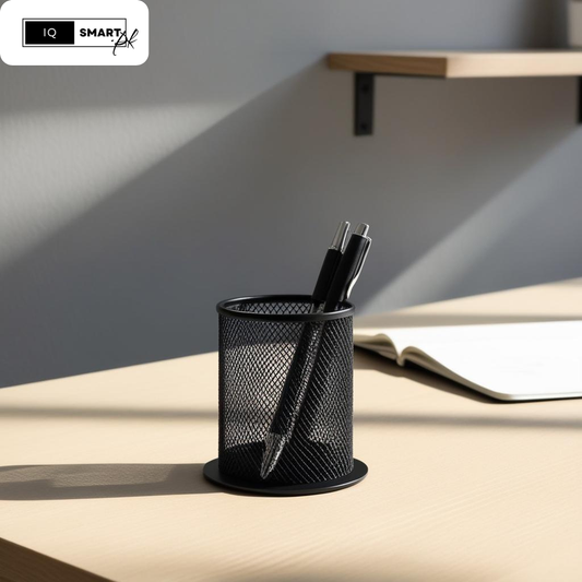 Buy metal mesh pen pencil holder desk organizer online from iqsmart.pk in pakistan