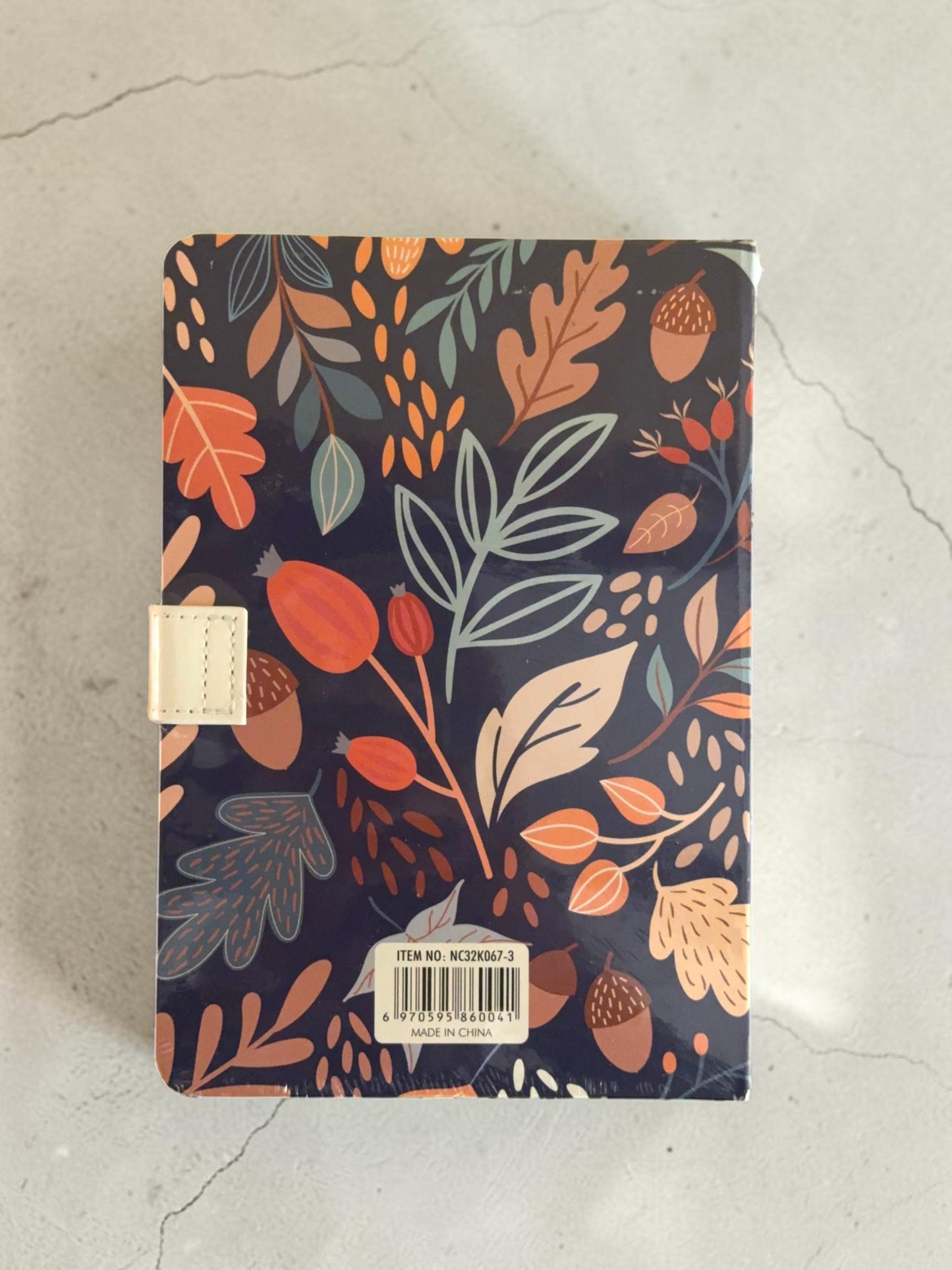 Story of Fallen Leaves Premium Hardcover Notebook Collection – Floral Design Journals with Button Strap