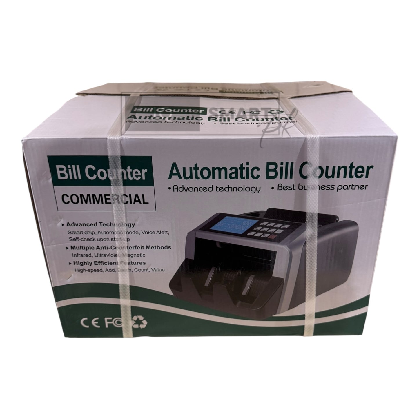 Automatic Cash Counting Machine with Count Screen - UV, IR & MG - Fast, Reliable & Secure