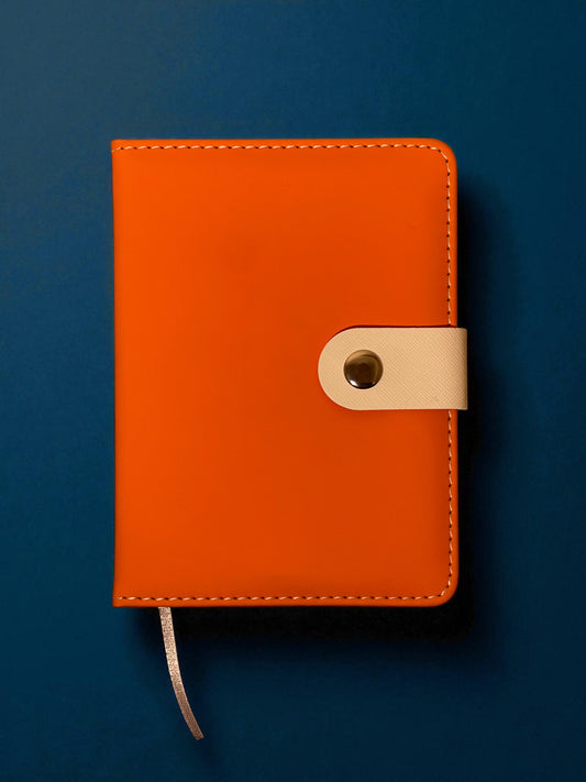 Mini Buttoned Business Notebook