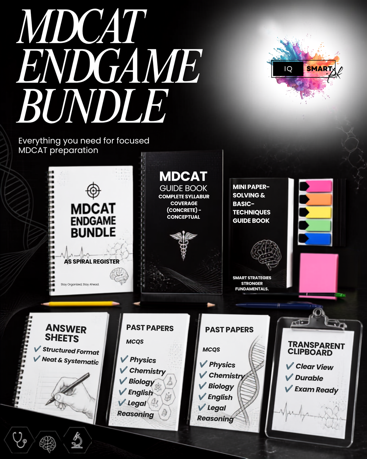 MDCAT ENDGAME KIT - MDCAT Revision & Re-Vamp Crash Kit