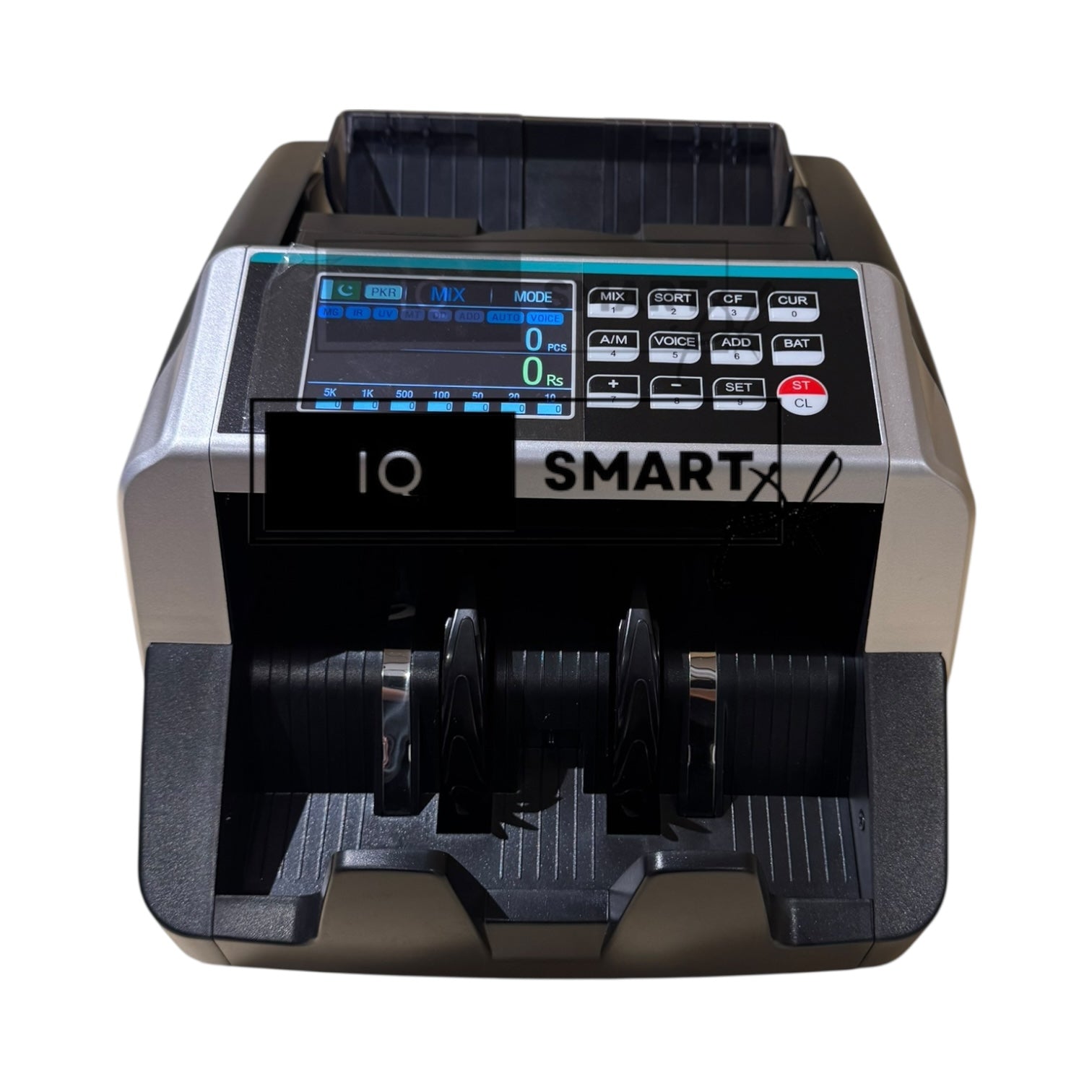 High-speed money counter with UV, IR, MG detection